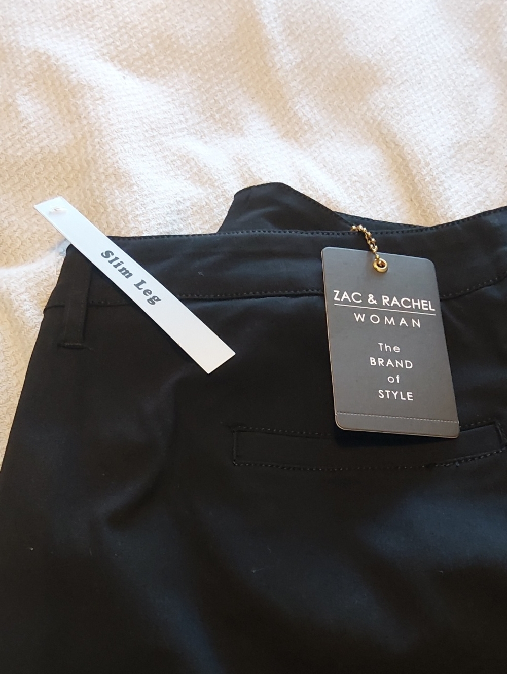 Zac & Rachel Black Slim Leg Pants